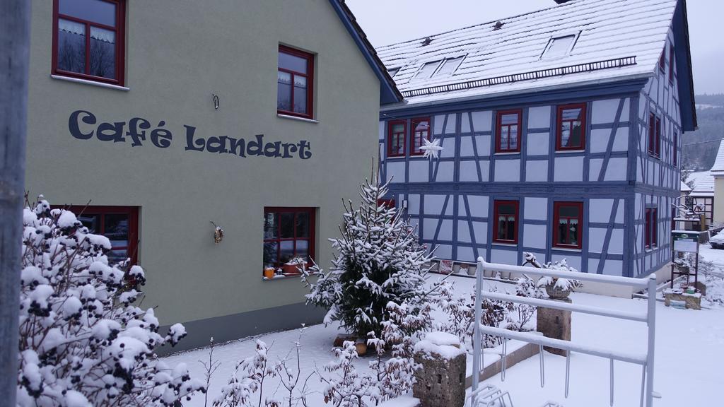 Cafe Landart Im Thueringer Finistere Apartamento Plaue  Exterior foto
